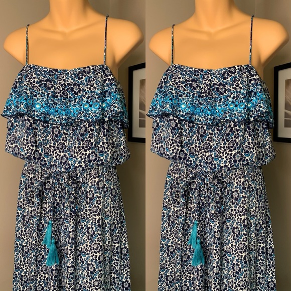 Anthropologie Blue Lagoon Jumpsuit x Raga - Picture 6 of 7